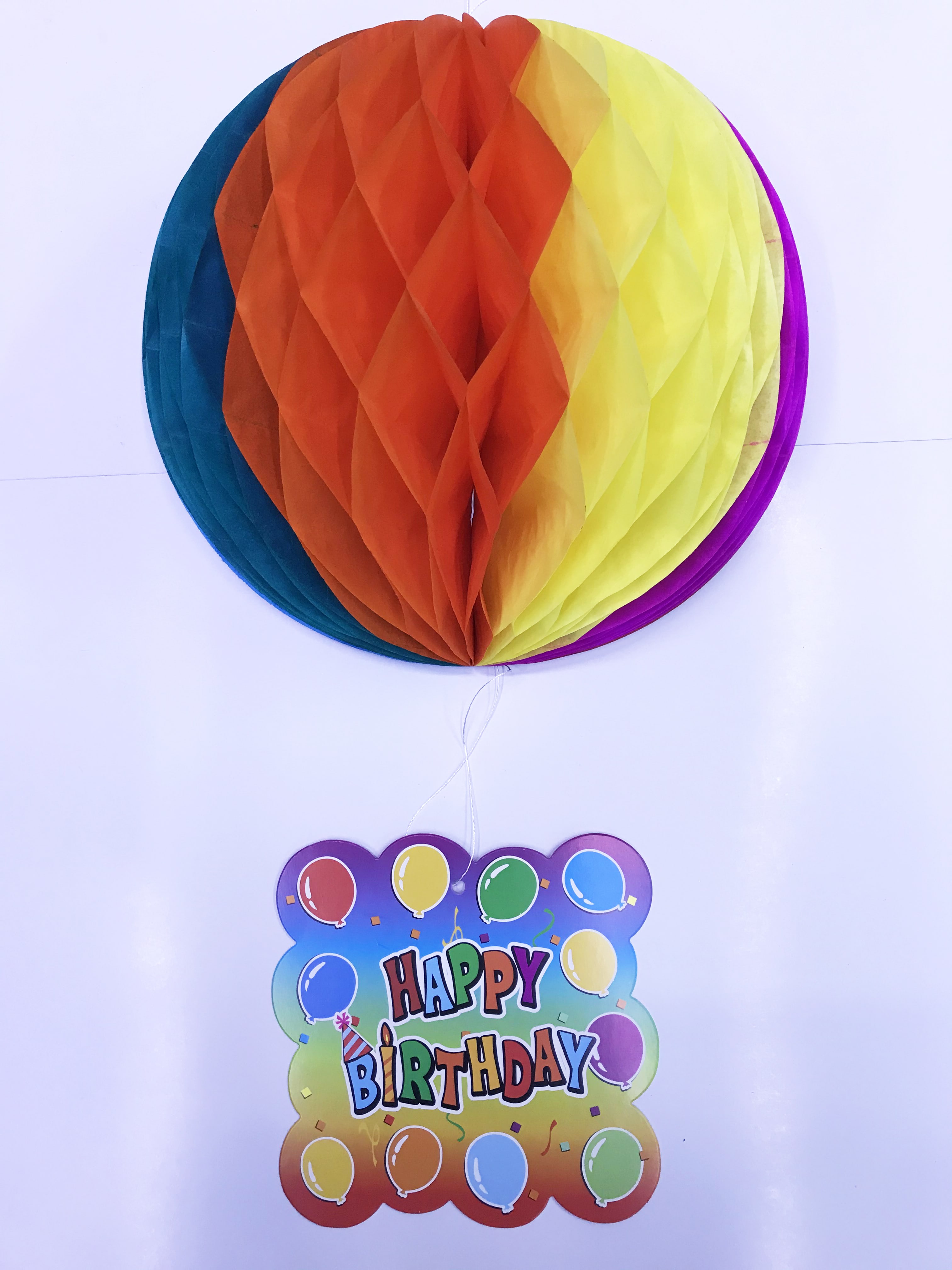 Parti Malzemeleri Kagit Sus Happy Birthday Dekor 55 cm