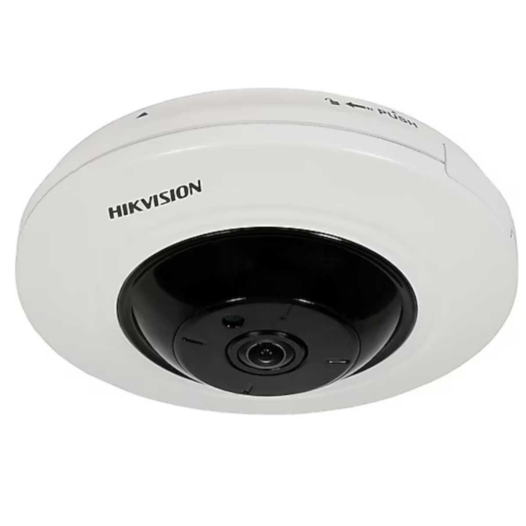 HIKVISION DS-2CD2955G0-ISU 5Mpix, 1,05mm Lens H265+, 8Mt Gece Gorusu, SD Kart,  FishEye IP Kamera