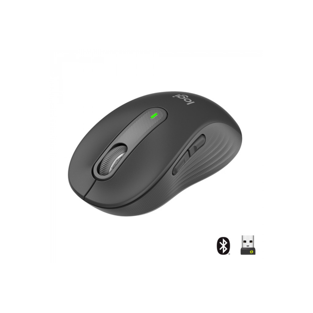 LOGITECH 910-006253, M650 Signature, Siyah, Sag El, USB Nano 2,4G Kablosuz, 4000dpi, Optik, 5 Tuslu, 24ay Pil Omru, Sessiz Mouse