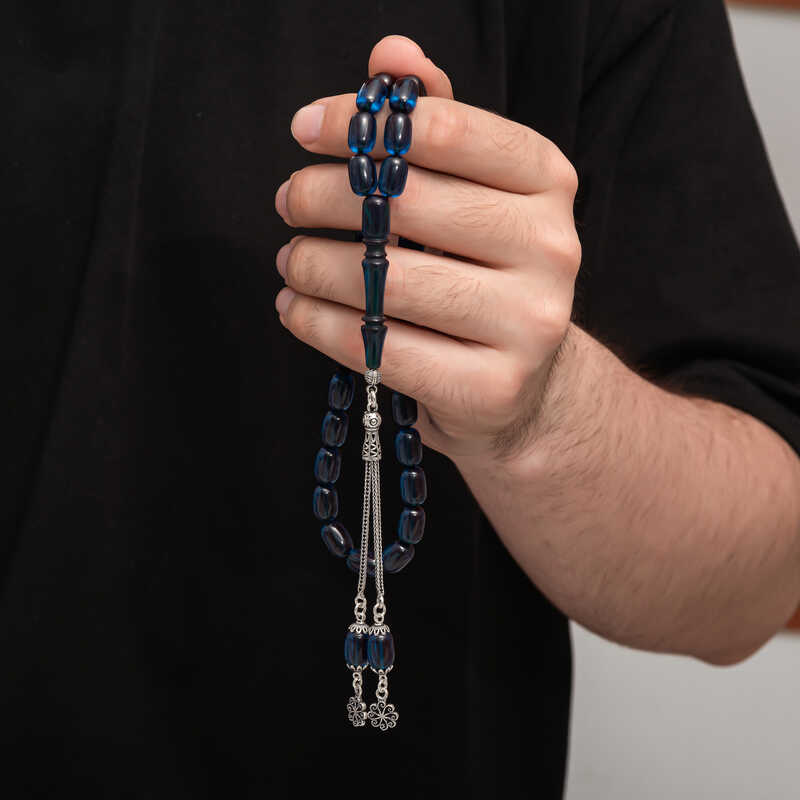 Gumus Puskul Sikma Kehribar Tesbih