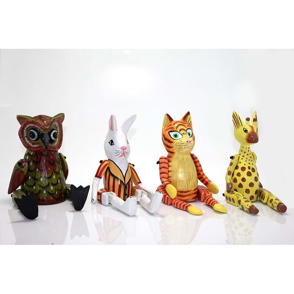 Ahsap Sallanan Hayvan Figuru