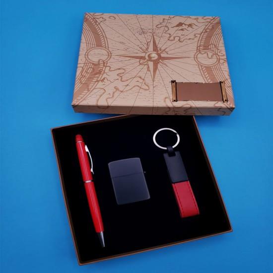 Anahtarlik Cakmak Kalem Hediye Seti Dekoratif Hediyelik