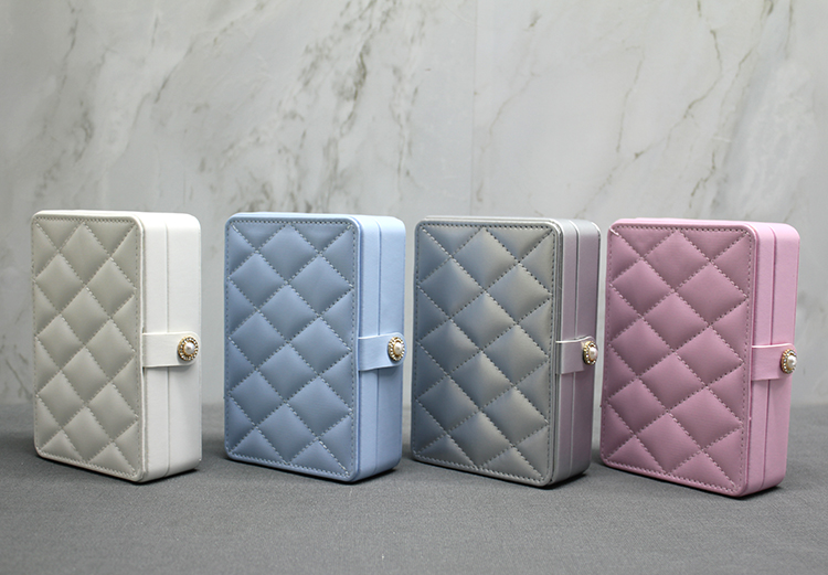 Deri Kaplamali Makyaj Ve Taki Kutusu