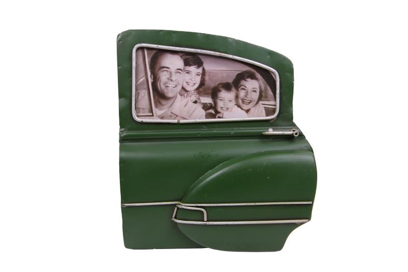 Dekoratif Metal Cerceve Araba Kapisi Temali Dekoratif Hediyelik