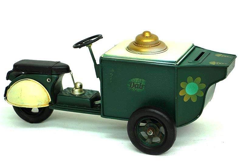 Dekoratif Metal Dondurma Arabasi Biblo Ev Ofis Hediyelik