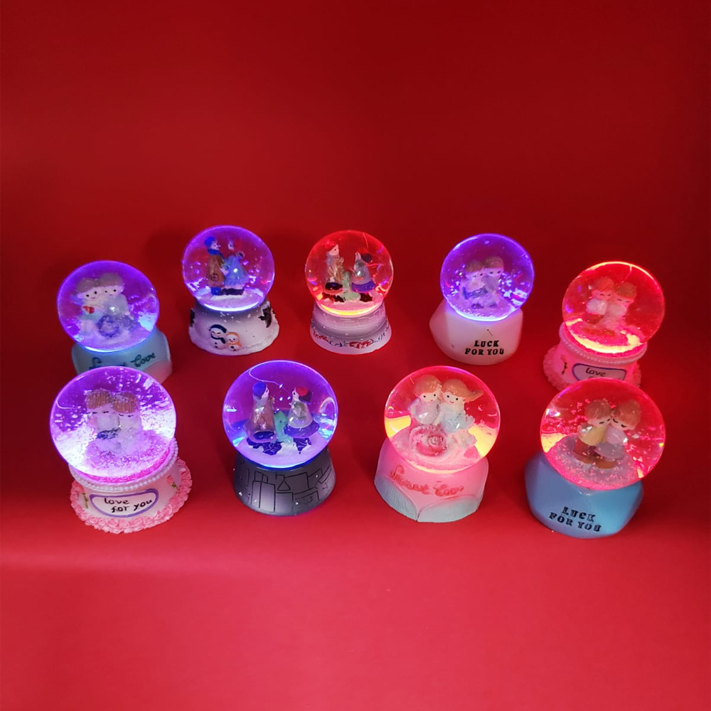 Dekoratif Mini Boy Sevgililer Kar Kuresi