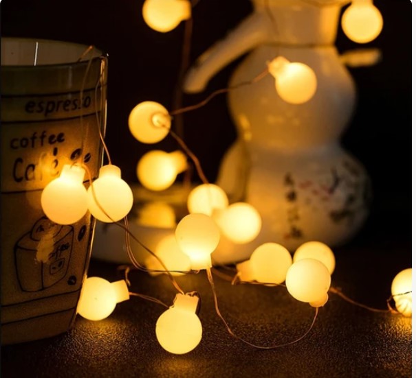 3m 20 Led Beyaz Top Gun isigi Pilli 2 Kademeli