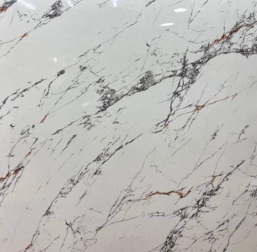 Beyaz Mermer Desenli Yapiskanli Kaplama Kagidi  Buyuk Boy 5 Metre