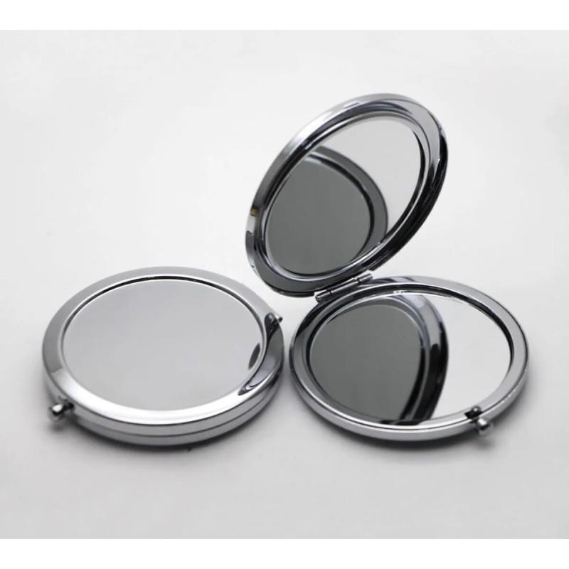 Metal Gri Cep Aynasi 12 Adet