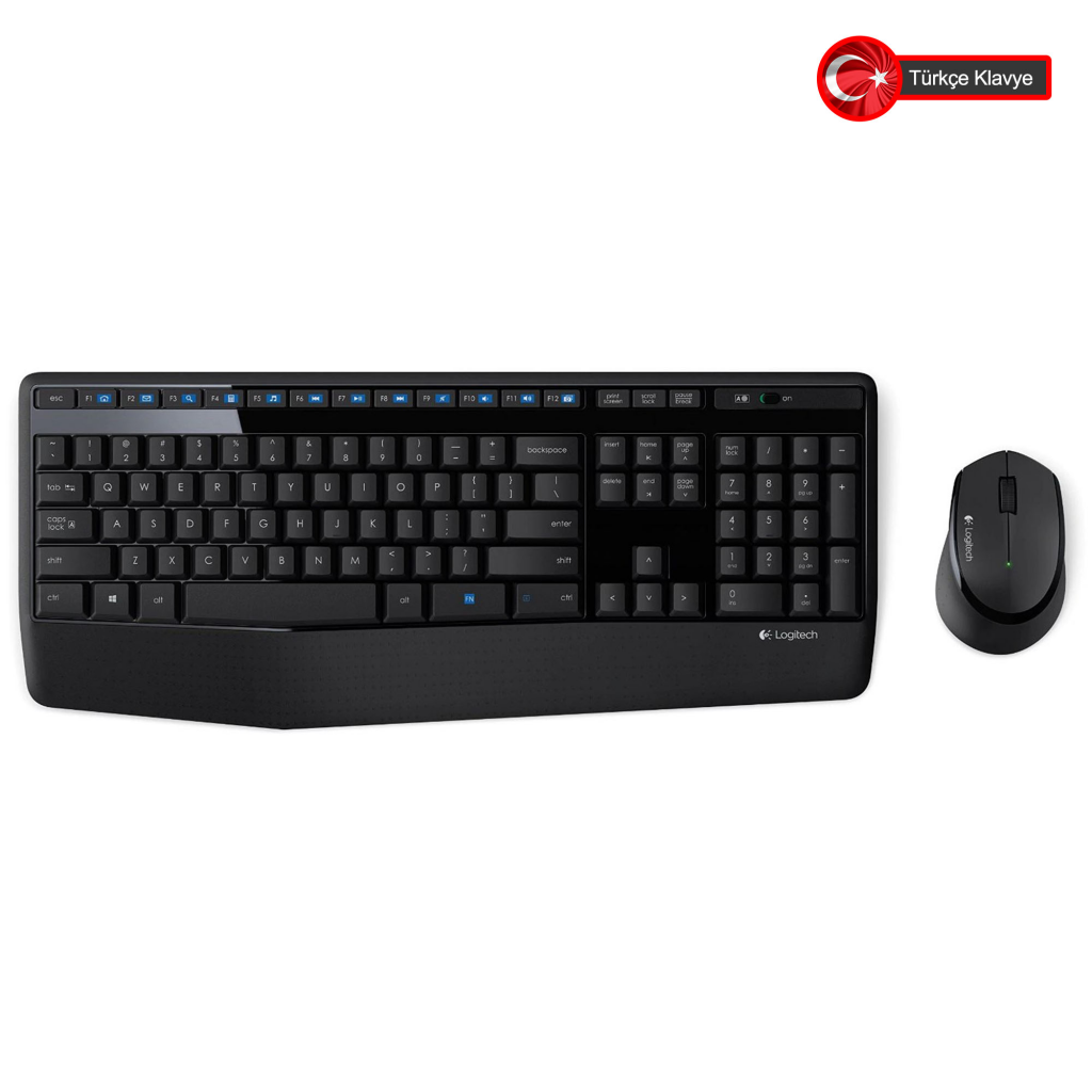 LOGITECH MK345, 920-006514, Kablosuz, Turkce Q, Klavye Mouse Set