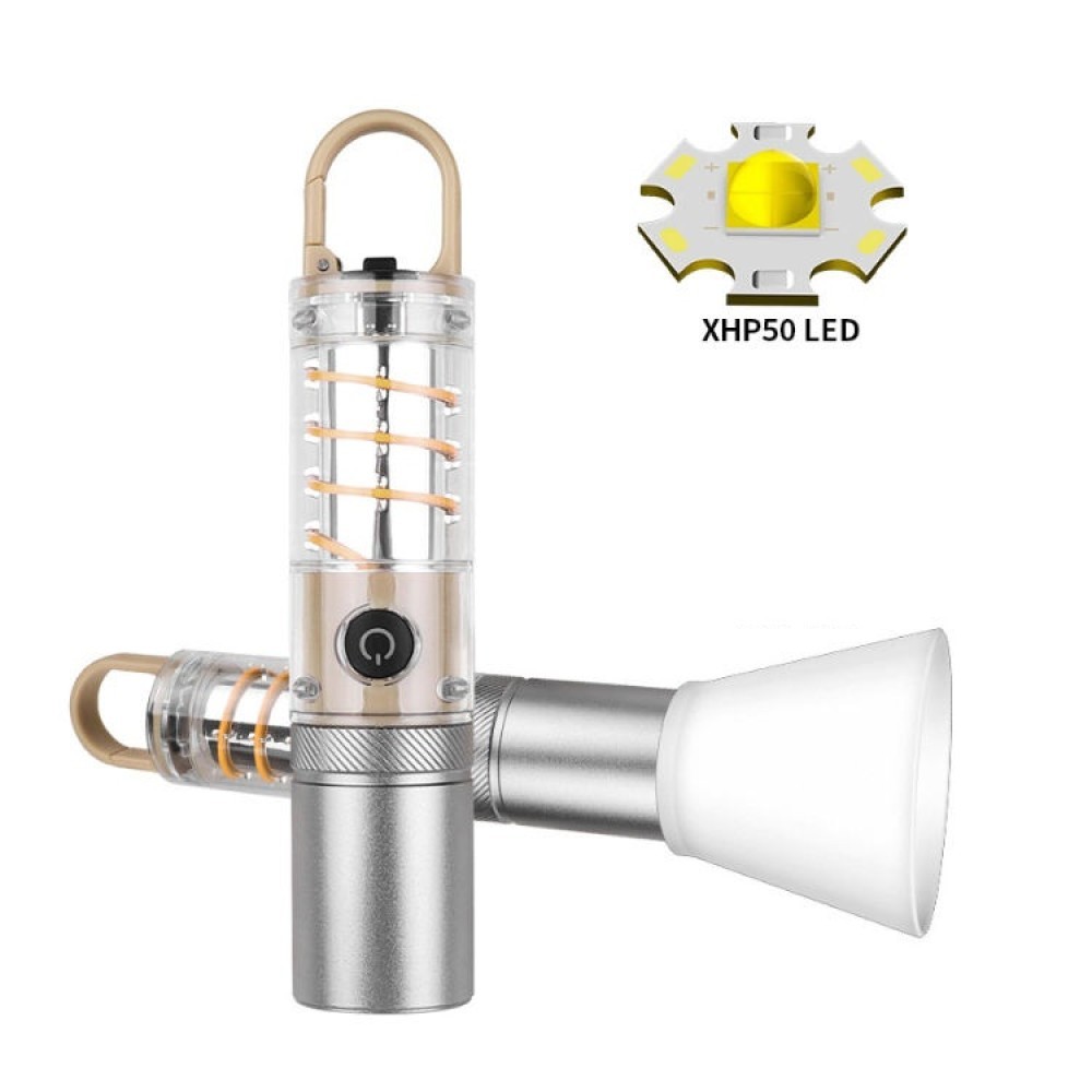 10W Zoomlu Led Powerbank Ozellikli Sarjli Kamp El Feneri