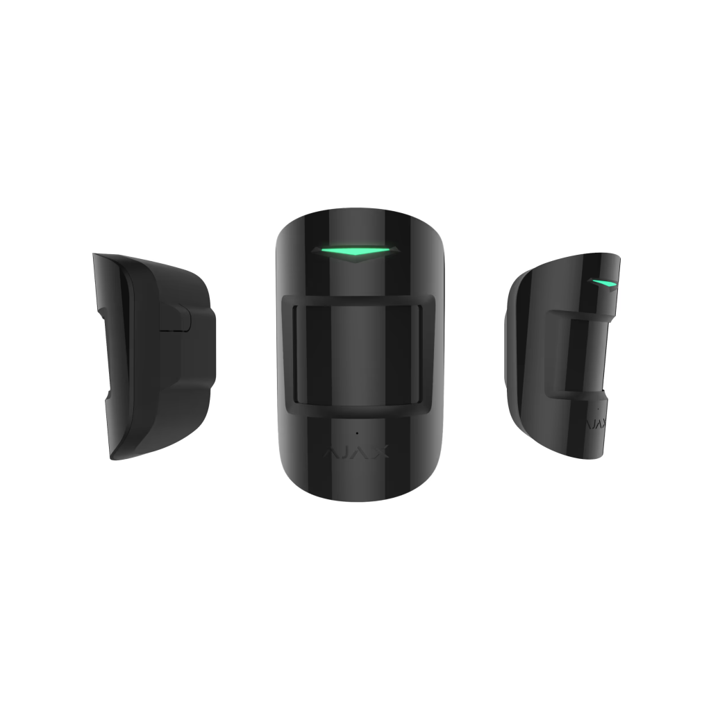 AJAX CombiProtect Kablosuz Hareket PIR ve Cam  Kirilma Kombine Dedektor SIYAH