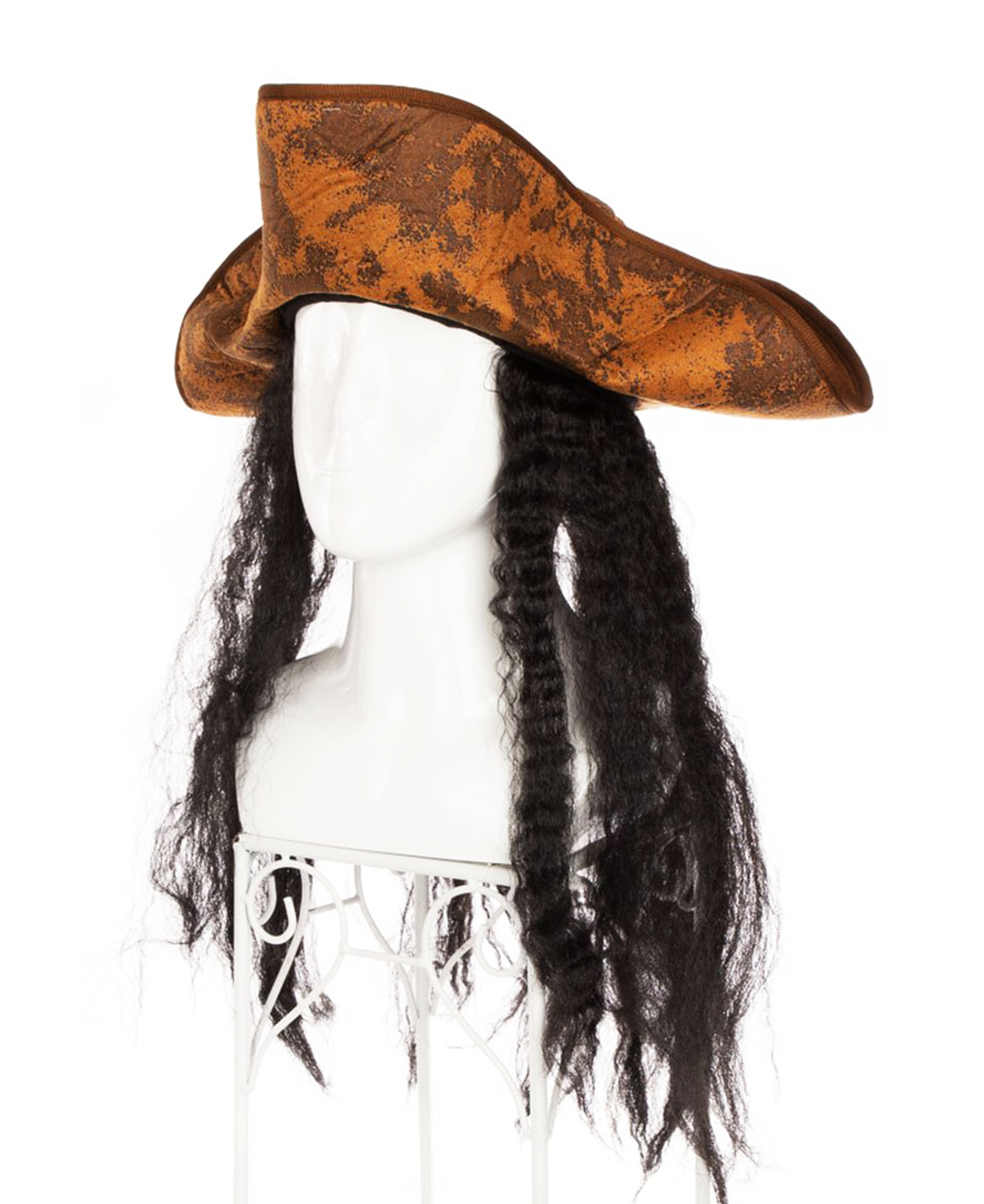 Siyah Sacli Kaptan Korsan Sapkasi