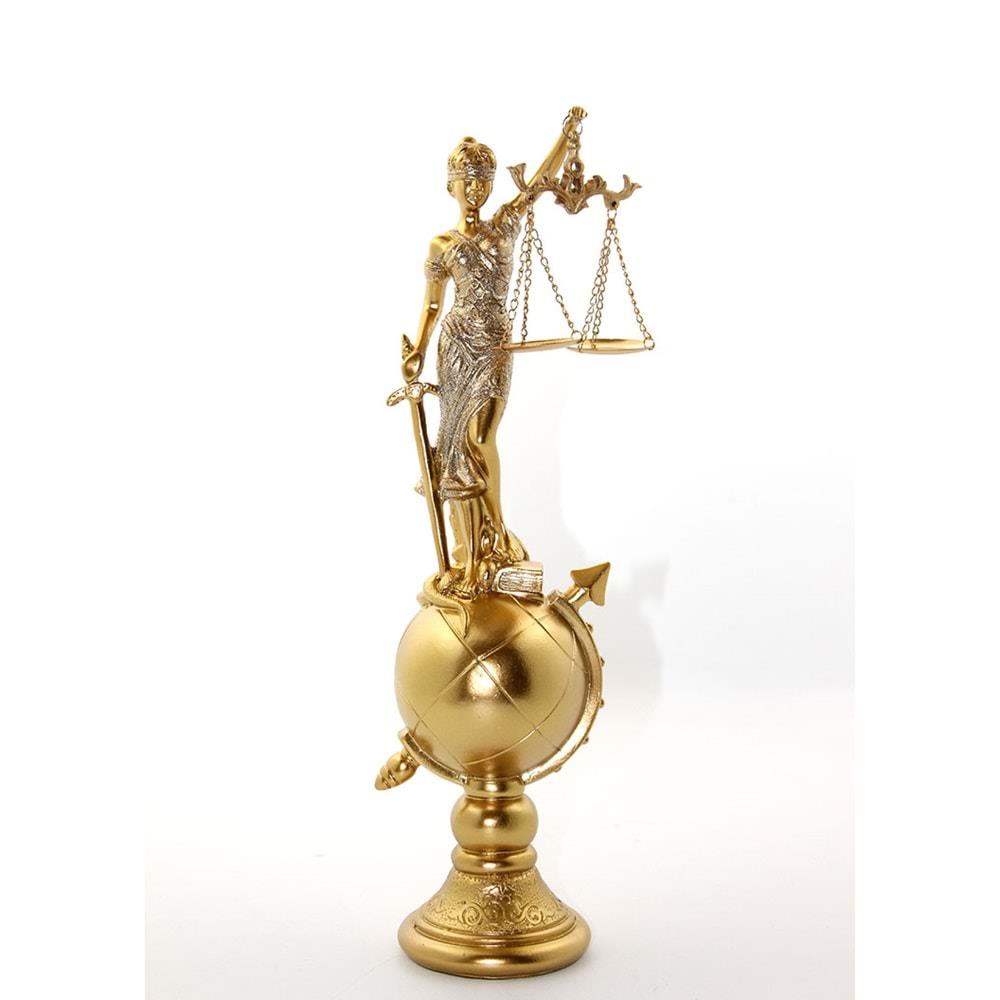 Polyester Dunya Kure Uzerinde Adalet Biblosu