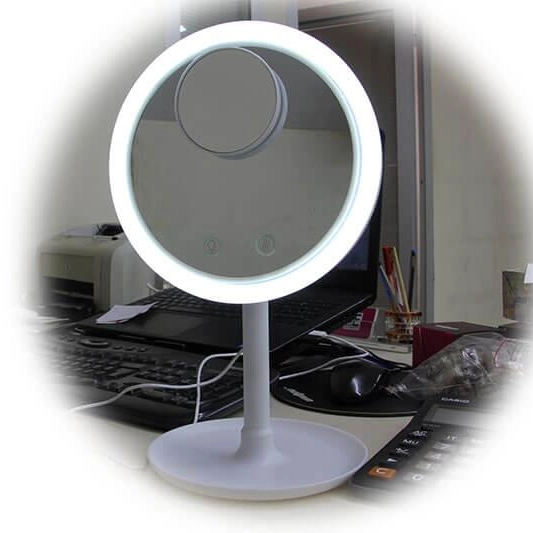 Ayna Meltem Esinti Fanli Ledli Makyaj Aynasi Dekoratif Hediyelik