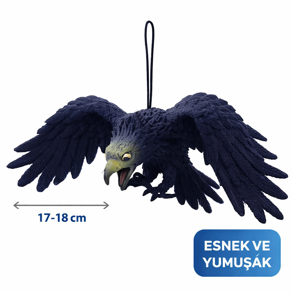 Asilabilir Lateks Kartal Dekor Susu Siyah 17-18 cm