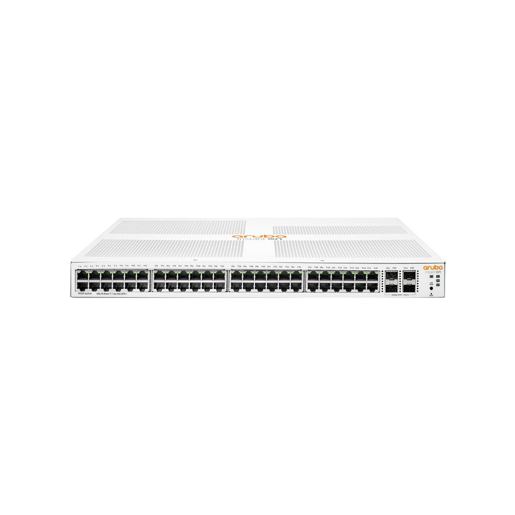 HP Aruba Instant On, JL685A, 1930-48G, 48Port, GigaBit, 4 Port Gigabit SFP, Yonetilebilir, Rack Mount Switch