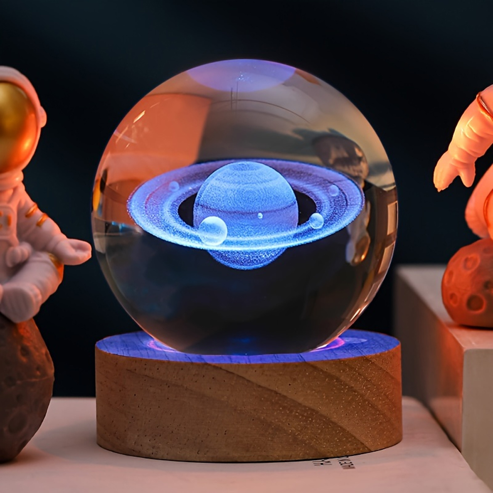 Renk Degistiren Saturn Gezegen Cam Kure