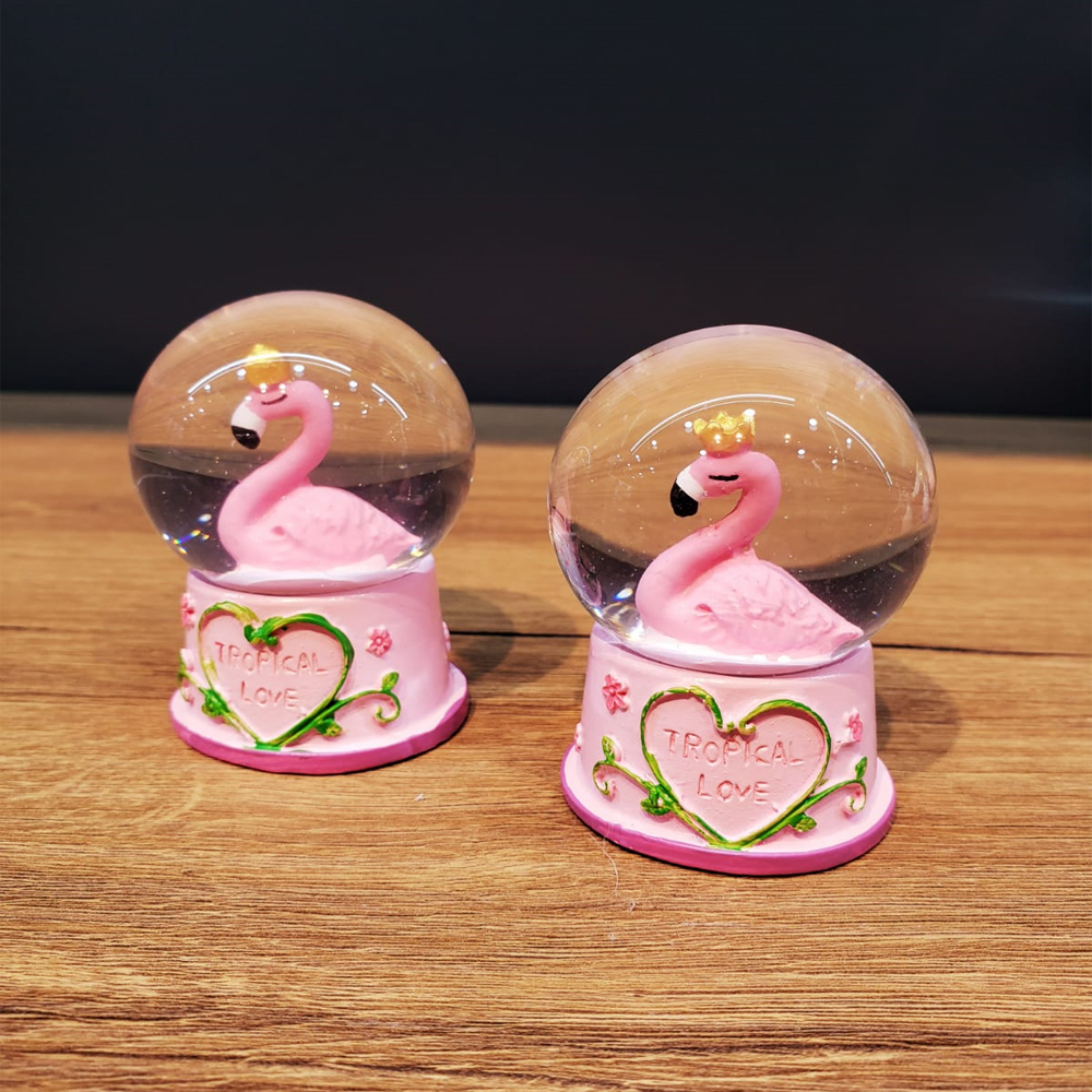 Mini Isikli Flamingo Kar Kuresi