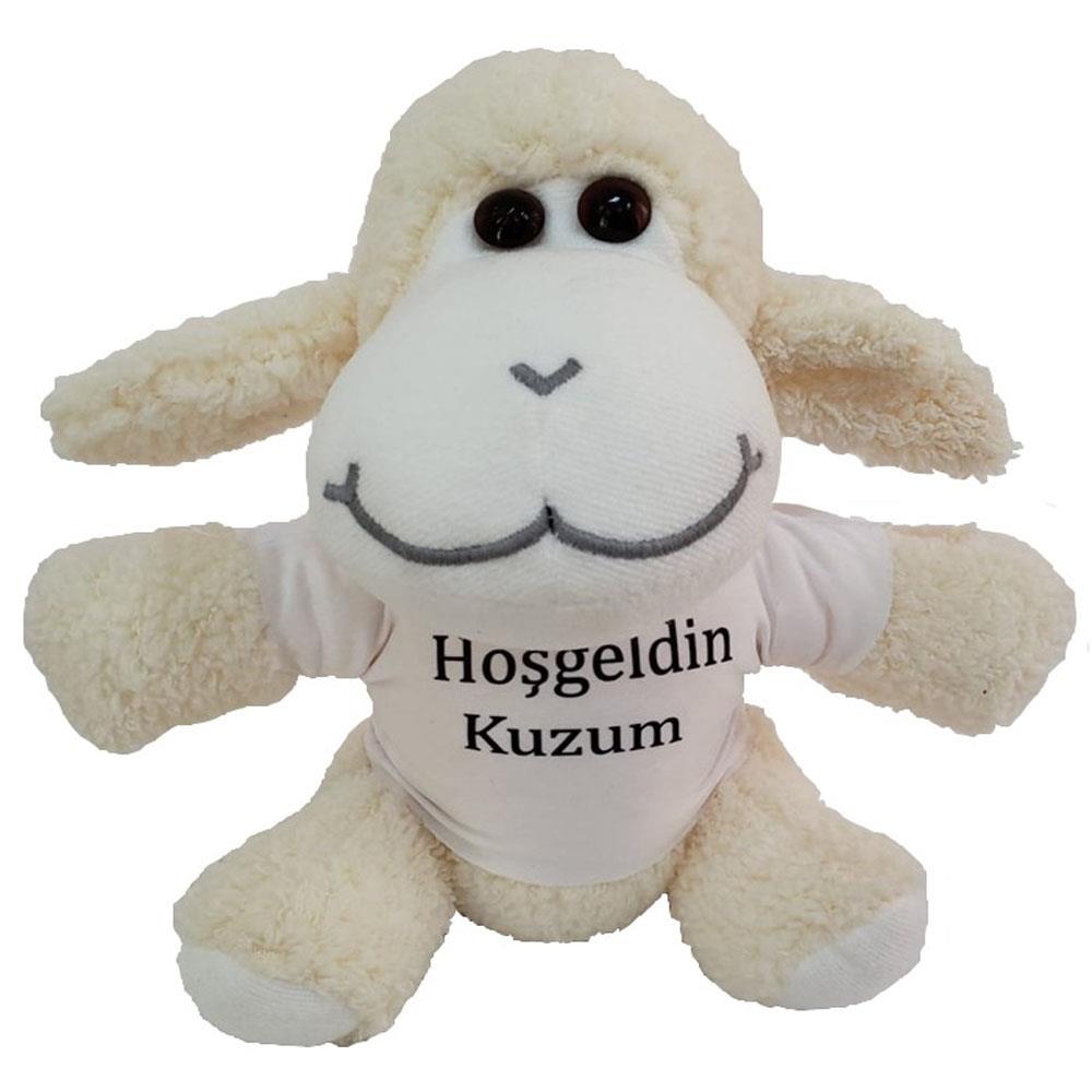 Hosgeldin Kuzum Tisortlu Pelus Kuzu