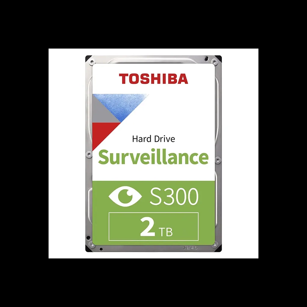 TOSHIBA S300, HDWT720UZSVA, 3.5", 2TB, 128Mb 5400 Rpm, 7/24 Guvenlik HDD (Turkiye Distributoru Garantili)