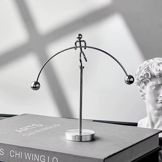 Halterci Seklinde Newton Balans Denge Toplari han-24