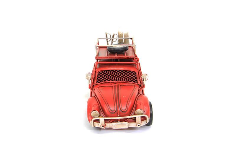 Dekoratif Metal Araba Cerceveli ve Kumbarali Hediyelik