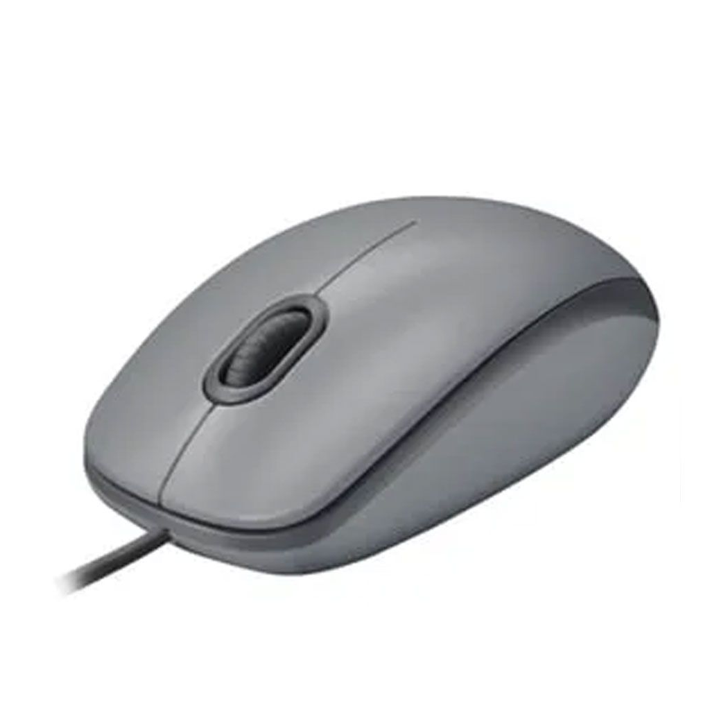 LOGITECH 910-006760, M110 Gri, USB Kablolu, 1000dpi, Optik, 3 Tuslu, Sessiz Mouse