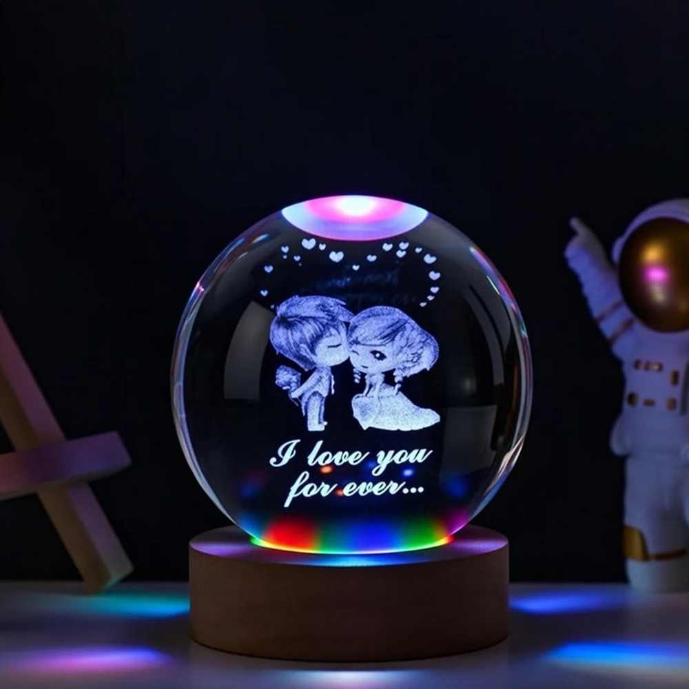 Mutlu Ciftler Tasarimli Renk Degistiren Cam Kure