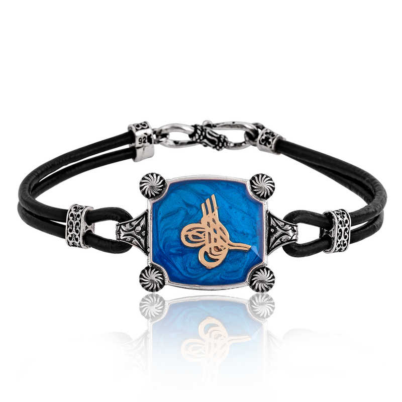 925 Ayar Gumus Tugrali Erkek Bileklik