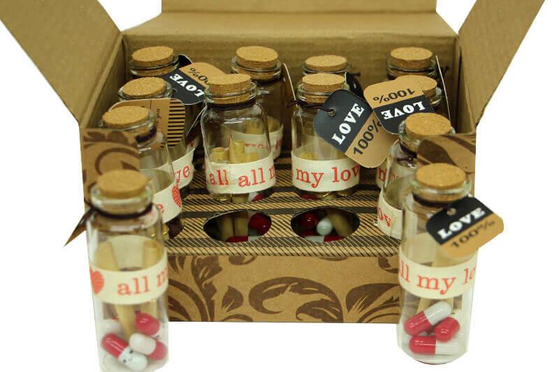 Dilek Sisesi Love 12'li Paket Hediyelik