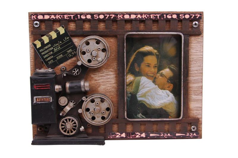 Metal Cerceve Sinema Projektoru Dekorlu Dekoratif Hediyelik