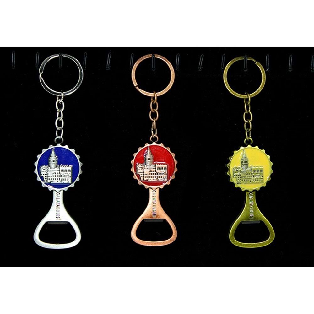 Metal Galata Kulesi Anahtarlik Ve Acacak