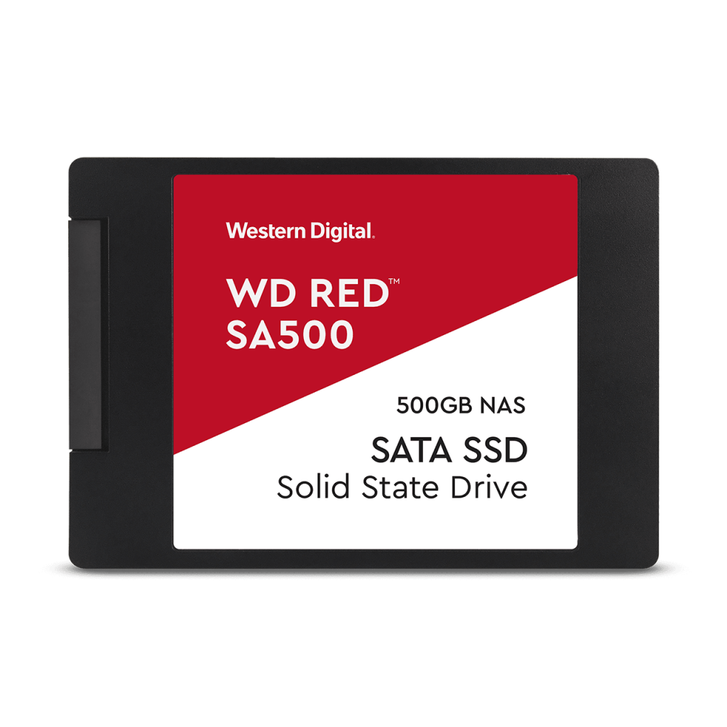 WD Red SA500, WDS500G1R0A, 500GB, 560/530, SERVER ve NAS icin Enterprise, 2,5" SATA, SSD