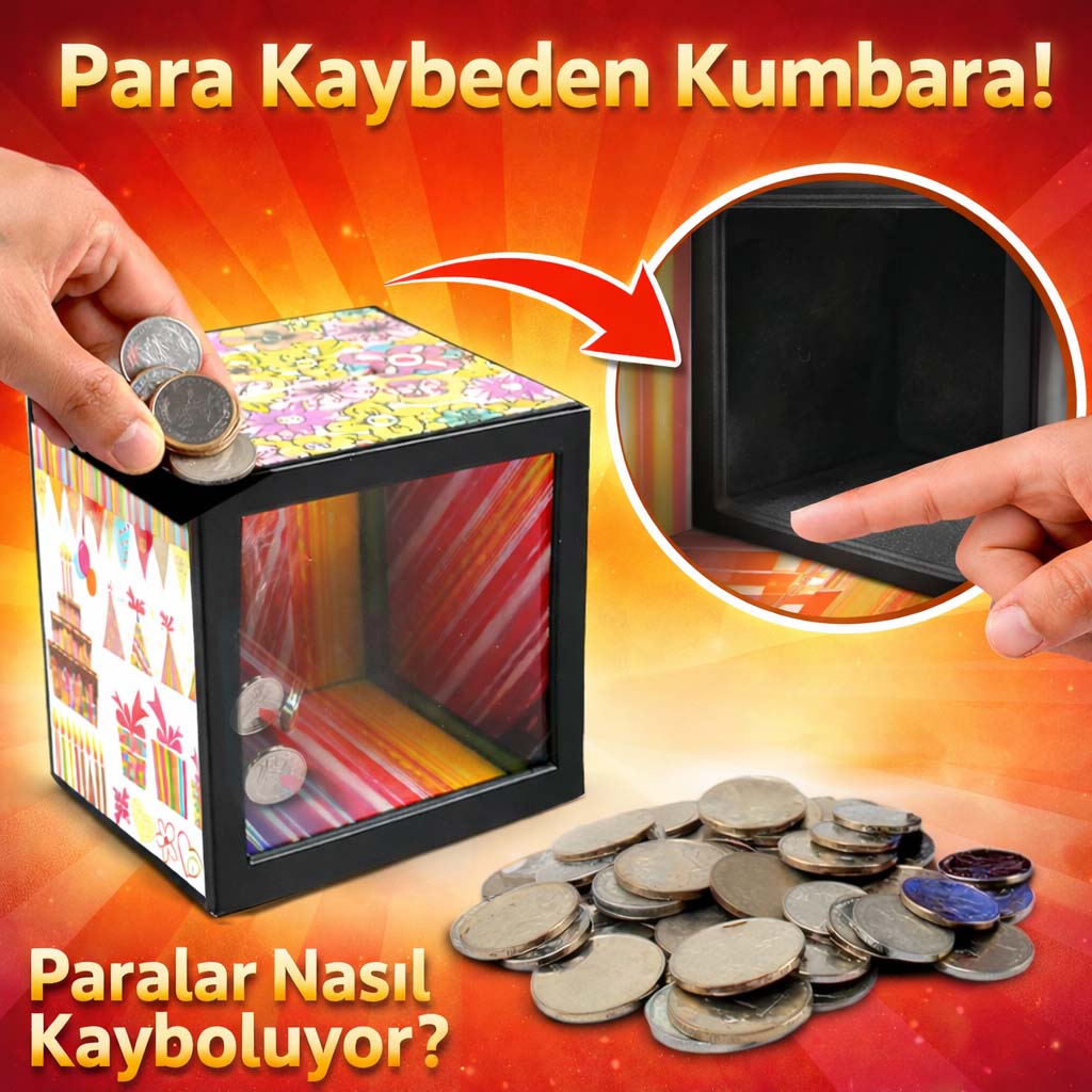 Para Kaybeden Sihirli Kumbara – Sasirtan Tasarim Kutu
