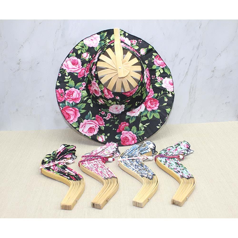 Ahsap Sapkali Yelpaze