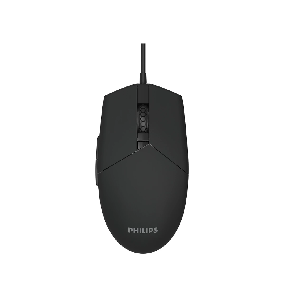 PHILIPS SPK9304B, Siyah, RGB Led Aydinlatma, USB Kablolu, 6400dpi, GAMING Optik Mouse