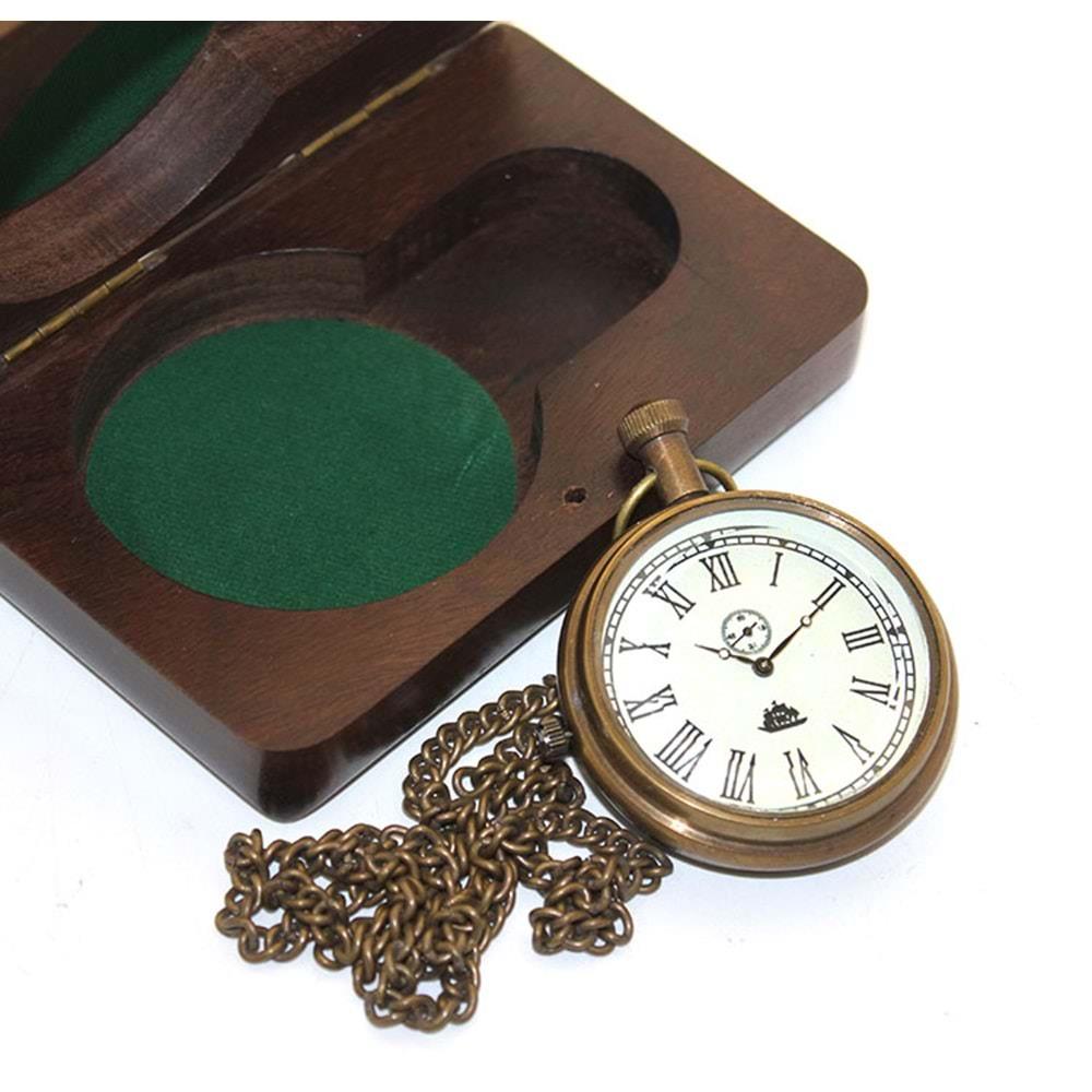 Ahsap Kutulu Pirinc Kostekli Saat