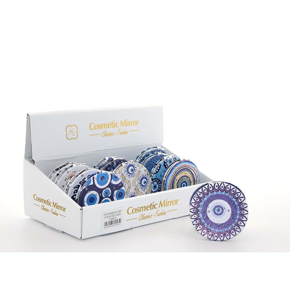 Tasli Nazar Boncuklu El Aynasi Ince