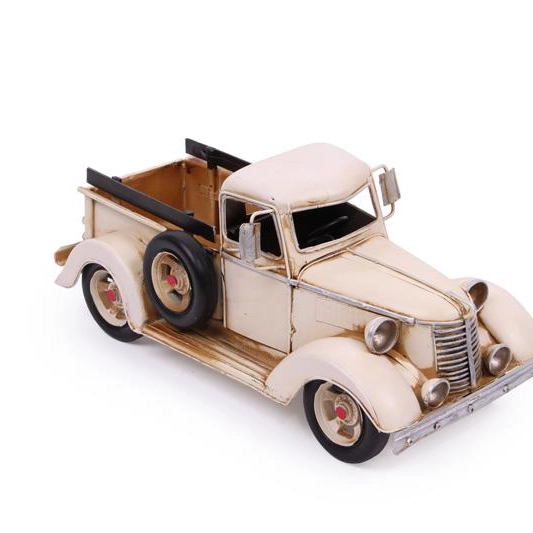 Dekoratif Metal Nostaljik Kamyon Vintage Masaustu Dekoratif Hediyelik