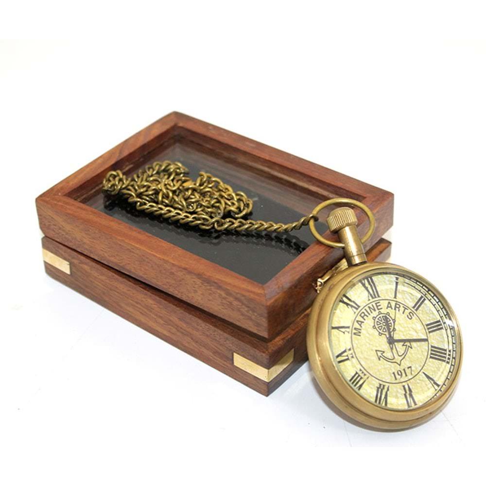 Ahsap Kutulu Kostekli Saat