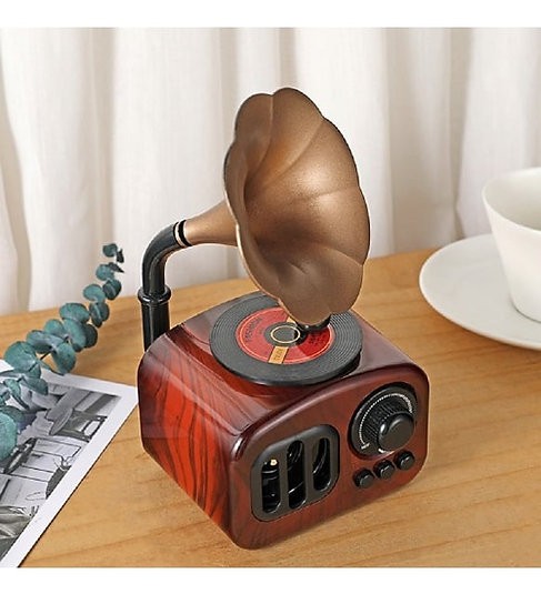 Nostajik Gramofon Muzik Kutusu N-24
