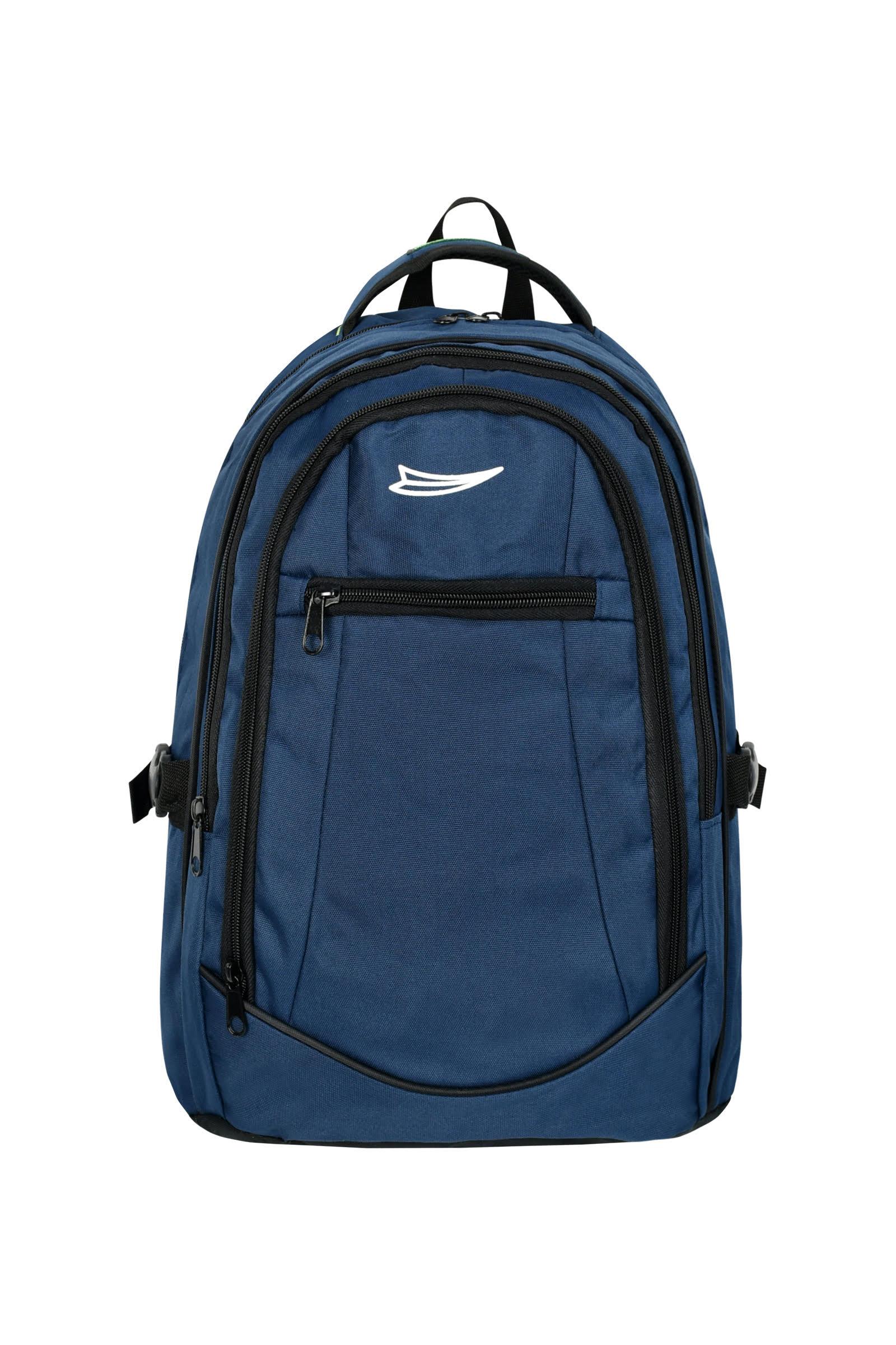 Cok Amacli Laptop Dizustu Bilgisayar Bolmeli Sirt Canta Mavi