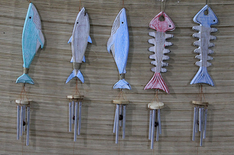 Ahsap Balikli Metal Can