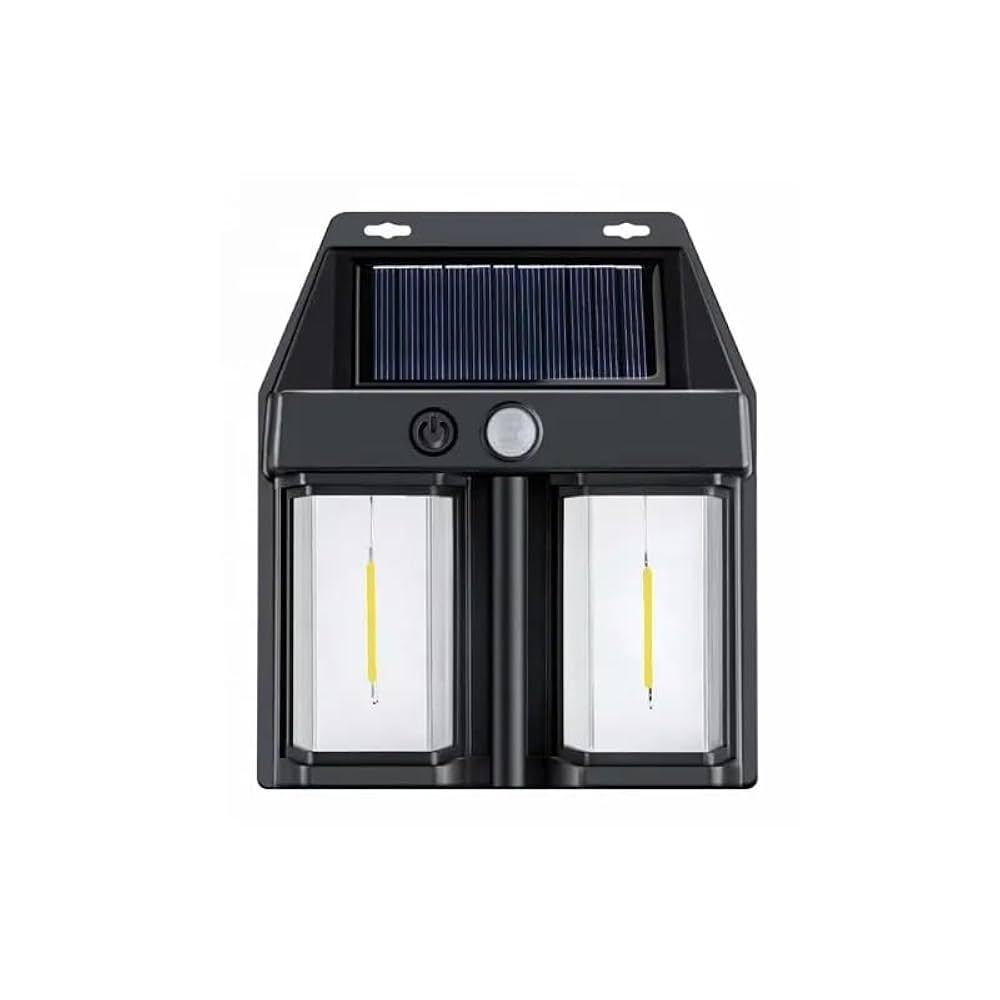Ampul Ikili Solar Duvar Aplik Gunes Enerjili Hareket Sensorlu