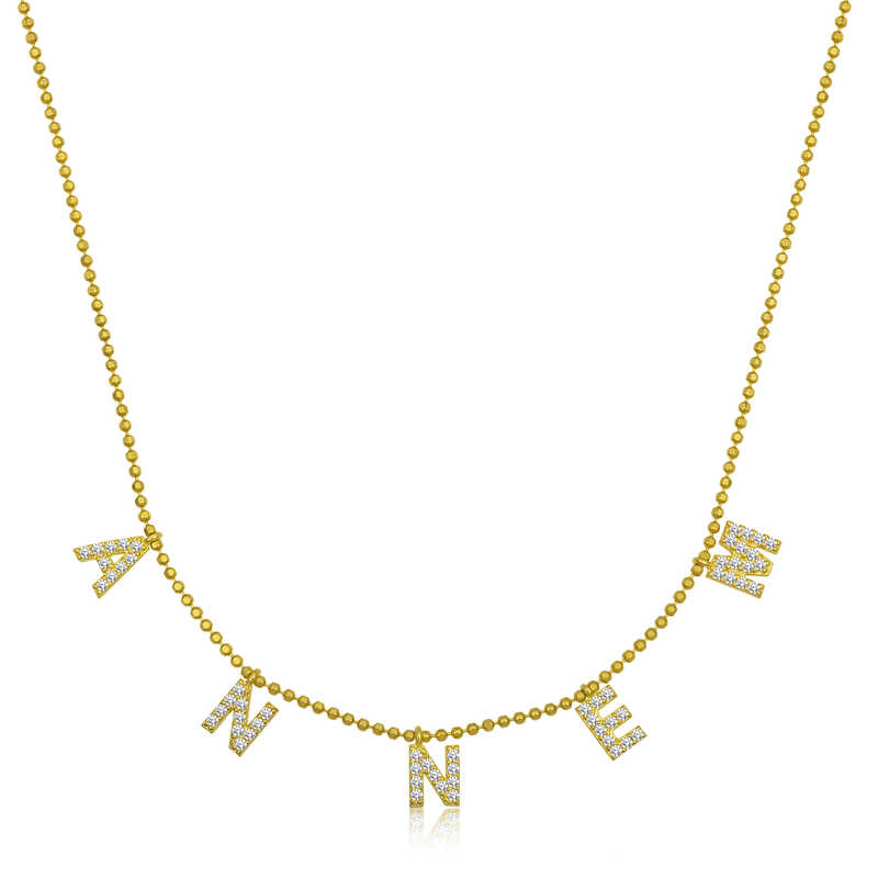 ​925 Ayar Gumus Annem Yazili Bayan Gumus Kolye