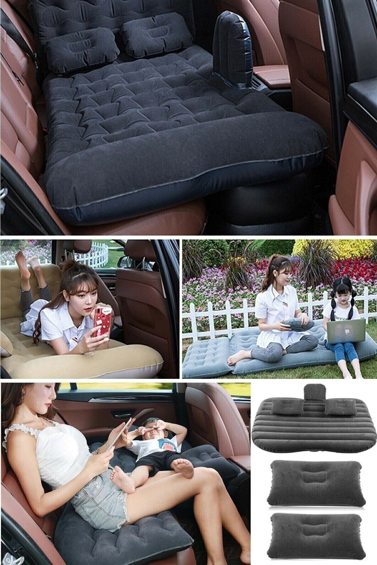 Arac Ici Sisme Yatak Araba Kamp Yatagi Yastikli Yatak Seti