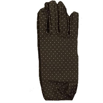 Parti Aksesuar Kahverengi Puanli Cocuk Eldiveni