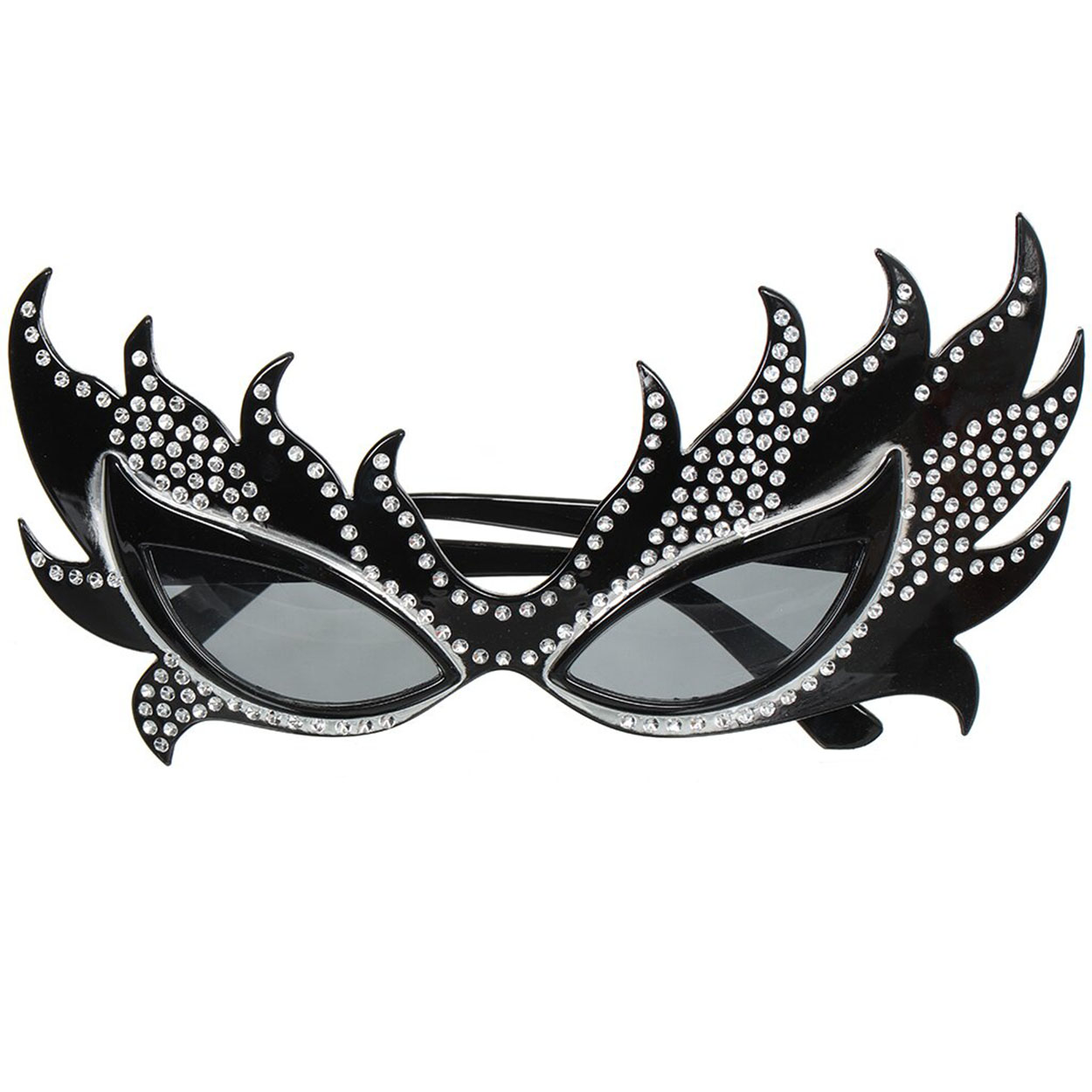 Tasli Goz Kamastiran Gecenin Yildizi Siyah Parti Alev Gozluk