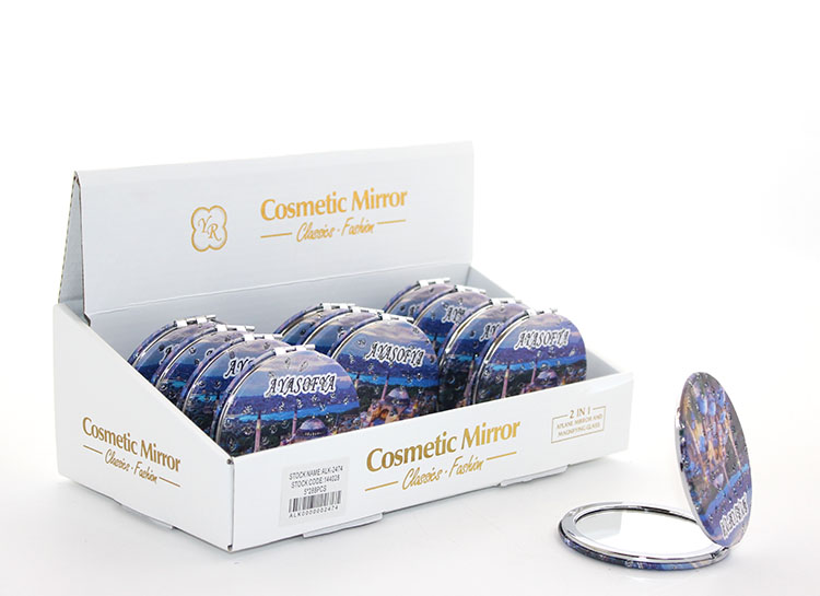 Tasli Istanbul Tasarimi El Aynasi Ince